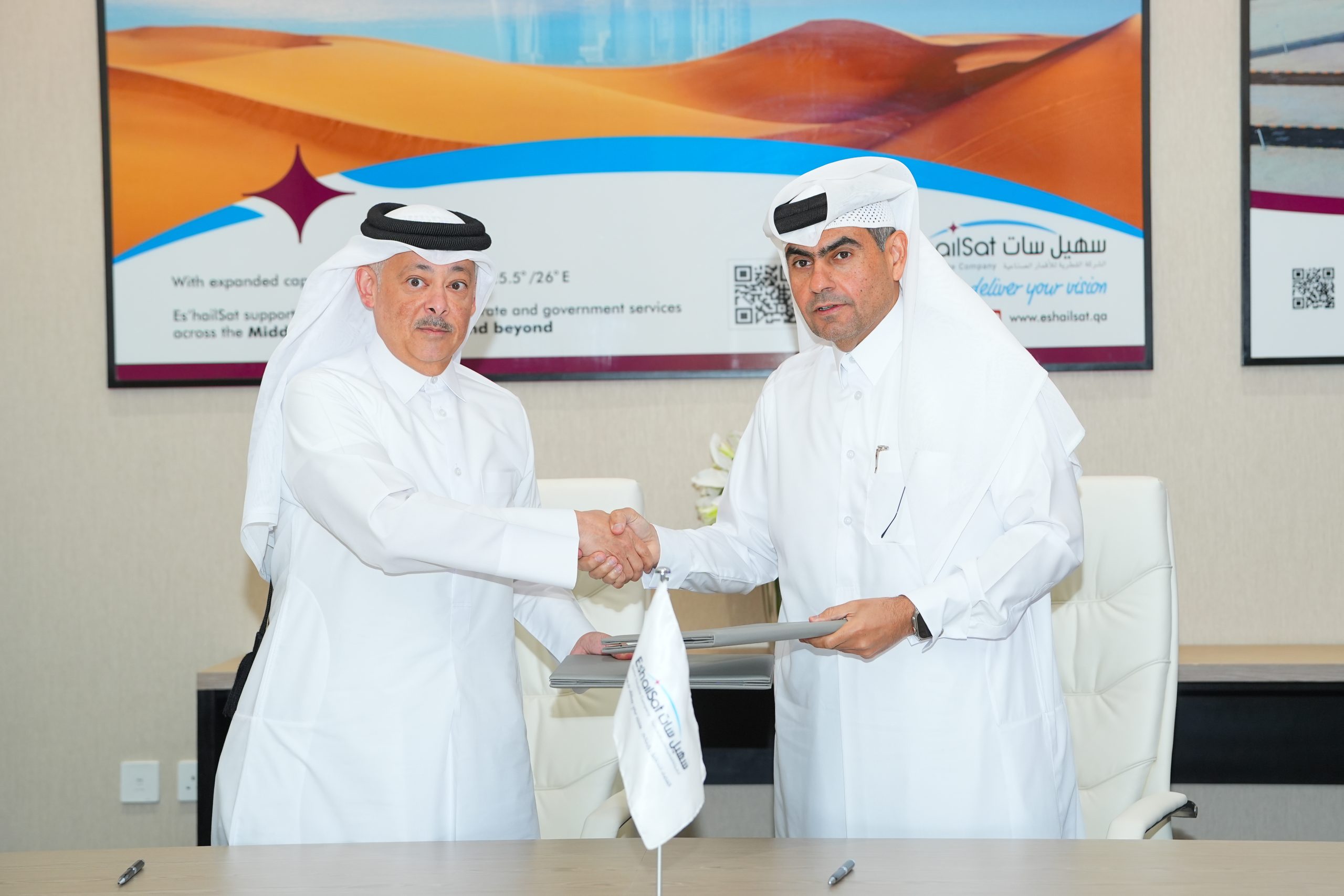 المدينة الإعلامية قطر وسهيل سات توقعان مذكرة تفاهم لتوسيع نطاق البث الفضائي وتعزيز البنية التحتية الإعلامية